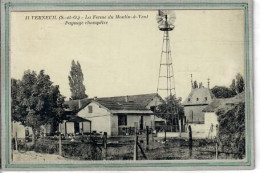 CPA (78) VERNEUIL - Thème: Eolienne - Ferme - Moulin à Vent - 1927 - Verneuil Sur Seine