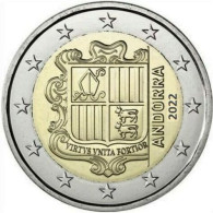 2 Euro ANDORRA 2022 - UNC - NEUF - NUEVA - NEW 2€ - Andorre