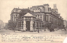 BELGIQUE - Bruxelles - Hôtel Des Monnaies - Carte Postale Ancienne - Pubs, Hotels, Restaurants