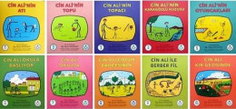 Cin Ali Serisi 10 Book Set Turkish Illustrated Classical Children Book - Comics (other Languages)