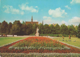 Latvia - QSL - Riga - Monument To National Poet Rainis - Sonstige & Ohne Zuordnung