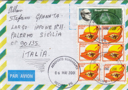 BRASILE  /  ITALIA  _ Cover _ Lettera - Scritto All'interno - Storia Postale