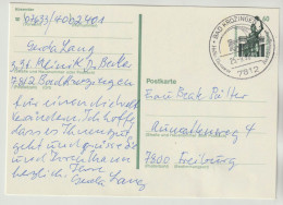 Ganzsache Postkarte 60 Pfg. Michel P144, Sonderstempel Bad Krozingen 25.9.90, 2 Scans - Enveloppes Privées - Oblitérées