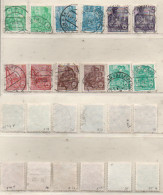 DDR 1957-1959 Fünfjahresplan Siehe Bild 12 Marken/Varianten WZ3, Gestempelt GDR Used - Gebraucht