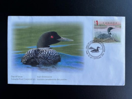 CANADA 1998 FDC DUCK HUARD BIRDS - 1991-2000