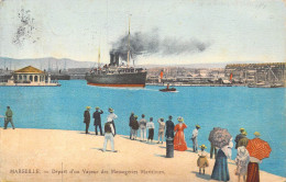 FRANCE - 13 - Marseille - Départ D'un Vapeur Des Messageries Maritimes - Carte Postale Ancienne - Ohne Zuordnung