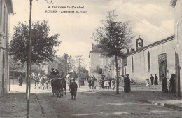FRANCE - 15 - Ruines - Avenue De St-Flour - A Travers Le Cantal - Carte Postale Ancienne - Sonstige & Ohne Zuordnung
