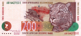 SOUTH AFRICA 200 RAND ND 1999 AU P-127b "free Shipping Via Registered Air Mail" - Zuid-Afrika