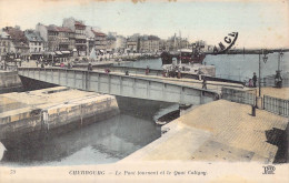 FRANCE - 50 - Cherbourg - Le Pont Tournant Et Le Quai Caligny - Carte Postale Ancienne - Cherbourg