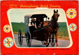 Pennsylvania Greetings From Dutch Country The Amish Family Carriage - Lancaster