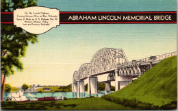 Nebraska Blair Abraham Lincoln Memorial Bridge Crossing Missouri River - Autres & Non Classés