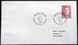 Greenland 1985 SPECIAL POSTMARKS. VÅR.MESSEN-OSLO 85.   20-21-4 OSLO ( Lot 914) - Lettres & Documents