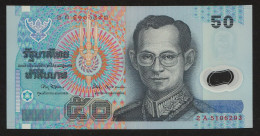 50 Baht Polymer Serie 15 Typ I Sign. 67 ...93 Thailand 1997 UNC - Thailand