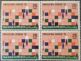 A) 1972, PAKISTAN, NATIONAL POPULATION CENSUS, BLOCK 4, MNH - Pakistan