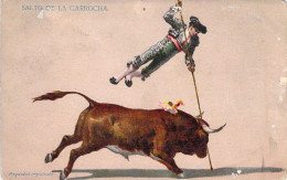 CORRIDA - Salto De La Garrocha - Taureau - Toréro - Carte Postale Ancienne - Stierkampf