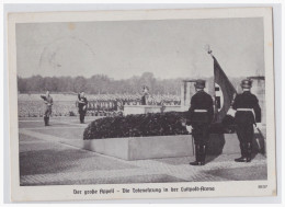 Sud.Land (003541) Propagandakarte Der Große Apell Die Totenehrung In Der Luitpold- Arena, Blanco Gestempelt Asch - Sudetes