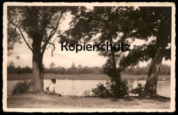 ALTE POSTKARTE DEUTSCH-BASELITZ KLEINER TEICH BEI KAMENZ Junge Deutschbaselitz Nemske Pazlicy Ansichtskarte Postcard Cpa - Kamenz