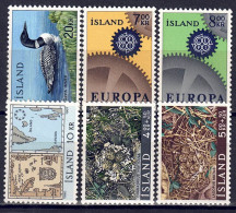 Island 1967 - Markenlot Aus Nr. 408 - 414, Postfrisch ** / MNH - Nuovi