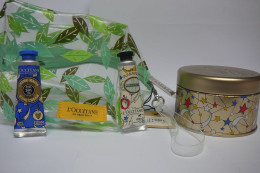 L' OCCITANE EN PROVENCE : TROUSSE NEUVE + BOITE DESIGN" CASTELBAJAC" AVEC 2 CREMES POUR MAINS  VOIR ET LIRE !! - Unclassified