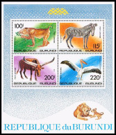 BL130**(PA560/563) - Faune / Fauna / Tierwelt / Wildlife - BURUNDI - Pellicani