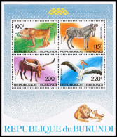 BL130**(PA560/563) - Faune / Fauna / Tierwelt / Wildlife - BURUNDI - Pelikanen