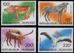 PA560/563**(BL130) - Faune / Fauna / Tierwelt / Wildlife - BURUNDI - Pelícanos