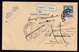 207/39 - Entier Postal Petit Sceau MEERHOUT 1942 Vers LEOPOLDSBURG - Inconnu , Terug Meerhout - Notaris Adriaensen - Tarjetas 1934-1951