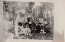 Romania Family Social History Traditional Folk Costumes Photo Postcard - Europe