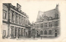 Moulins * Place * La Mairie Et La Banque Caisse D'épargne * Banco Bank - Moulins