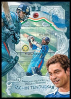 Mozambique 2013 MNH MS, Sachin Tendulkar India Cricket Sports, Rotary - Cricket