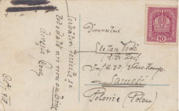 Romania Judge Stefan Voda Correspondance 1918 Greetings Postcard - Lettres 1ère Guerre Mondiale