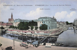 Strasbourg * Vue Panoramique Prise Du Quai Des Pêcheurs * Bateaux Lavoir - Straatsburg