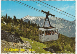 Raxbahn 828-1550 M - (N.Ö., Österreich) - Luftseilbahn, Gondel No. 2 - Raxgebiet