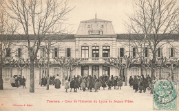 Tournon * La Cour De L'internat Du Lycée De Jeunes Filles * école - Autres & Non Classés