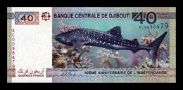 Djibouti 40 Francs Commemorative 2017 Pick 46 Sc Unc - Dschibuti