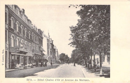 BELGIQUE - SPA - Hôtel Chaîne D'Or Et Avenue Du Marteau  - Carte Postale Ancienne - Spa