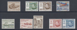 1973/74 *Greenland **/MNH    Mi. 83//91  Yv 71/9  (9v) - Années Complètes