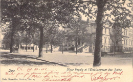 BELGIQUE - SPA - Place Royale Et L'Etablissement Des Bains - Edit Nels - Carte Postale Ancienne - Spa