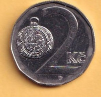 Czech Republic  - 1993- 2 Korony  - KM9 - Tchéquie