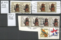 USA 2002 American Toleware C.5 COIL : 2 Pairs + Strip4 Pcs ON-Piece In Different Colors SC.#3612 - Nice Variety - Rollenmarken