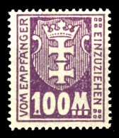1923, Danzig, P 24, * - Postage Due