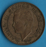 MONACO 20 FRANCS 1950 KM# 131 Rainier III - 1949-1956 Anciens Francs