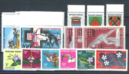 1972, Gabun, 464-69 U.a., ** - Gabon (1960-...)