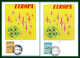 Carte Maximum Europa 1972 Gréce Greece Yv. N° 1084 1085 (voir !) - 1972