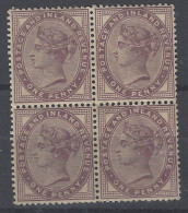 Gran Bretaña   73 * Charnela. 1881 Bloque De 4 - Unused Stamps