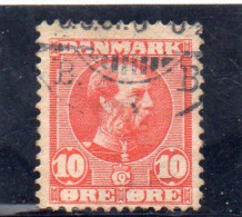 1906 Danimarca - Re Christian IX - Oblitérés