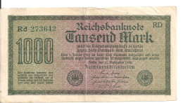 ALLEMAGNE 1000 MARK 1922 VF+ P 76 - 1000 Mark