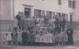 Arzier VD, Photographie De Classe Devant Le Collège (3908) - Arzier-Le Muids