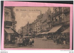 WENDUINE - WENDUYNE La Rue De L'Eglise Attelage De Chiens UNUSED BELGIUM - Wenduine