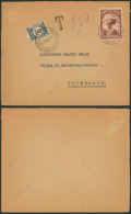 Congo Belge - N°177 Sur Lettre Expédié De Aba (1939) > Bruxelles. Affranch. Inssufissant, Taxé à 50ctm ! - Cartas & Documentos